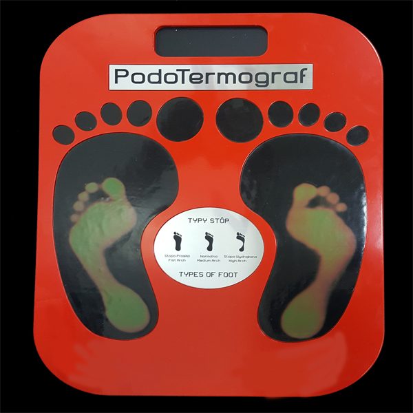 thermal podoscope plate for basic foot diagnostic